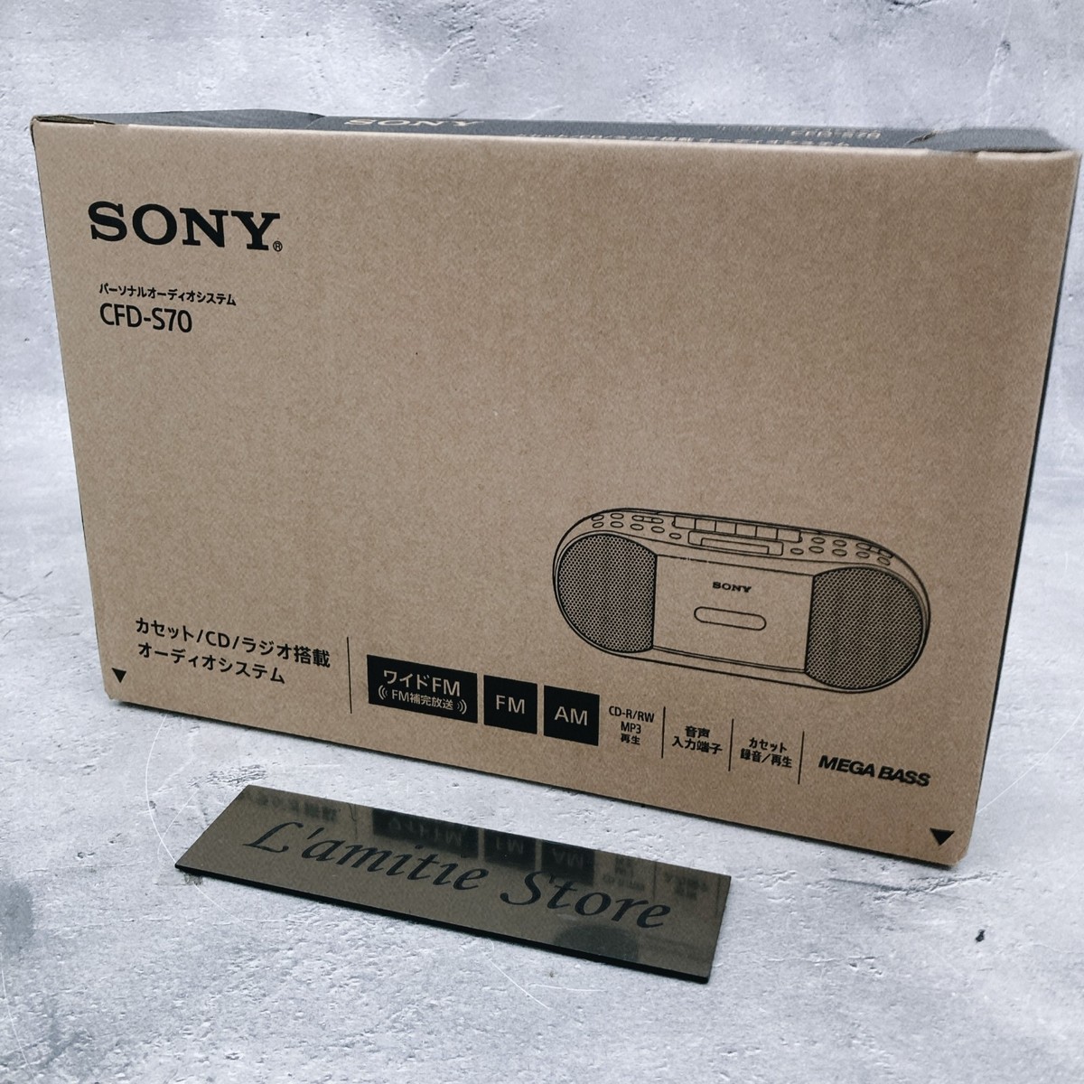 SONY CFD-S70 Pink Stereo CD Player Cassette Recorder Boombox AM/FM