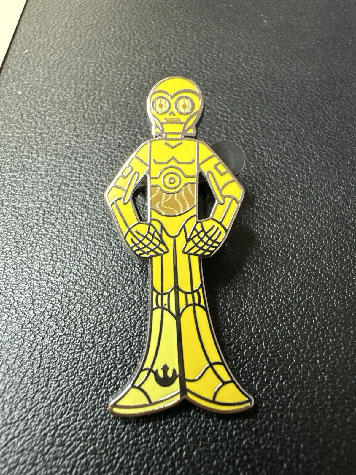 Hidden Mickey Disney Yellow Color Story- 2025 Disneyland Wave B- C-3PO Pin
