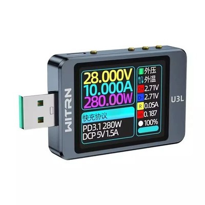 WITRN U3L (PRO) USB Tester Voltage Meter Fast Charging ot25 *mq