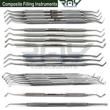 Dental Composite Amalgam Plugger Filling Instruments Restorative Tools CE