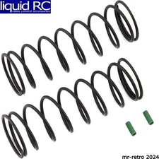 Associated 81222 Front Springs V2 green 4.9 lb/in L70 9.5T 1.6D