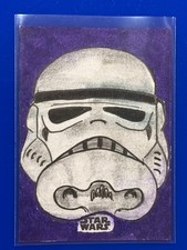 Stormtrooper Auto Sketch Card 1/1 2024 Topps Star Wars Galaxy 