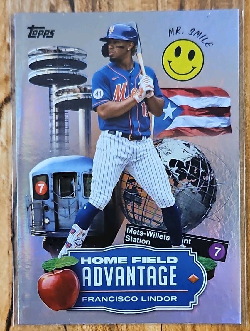 Topps 2023 Home Field Advantage Francisco Lindor Mets HA-4 Card