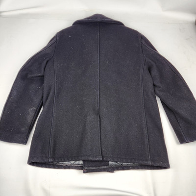 Schott Pea Coat NYC US 740N Jacket Navy Size 44 Mens Wool
