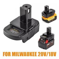 For Milwaukee Adapter 20V/18V Li-Ion Battery Convert To RYOBI 18V P108 ABP1801