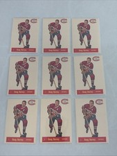 Lot of 9 1993-94 Parkhurst Parkie Reprints #PR-40 Doug Harvey Montreal Canadien