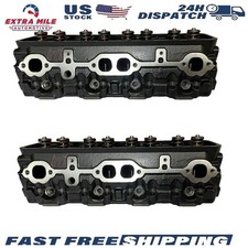 Pair 2 Loaded Cylinder Heads For Gm 305 5.0l Vortec 96-02 Oe 12558059 12552520