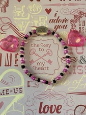 Valentine Love Beaded Bracelet Teens Women Jewelry Handmade Valentine Gifts