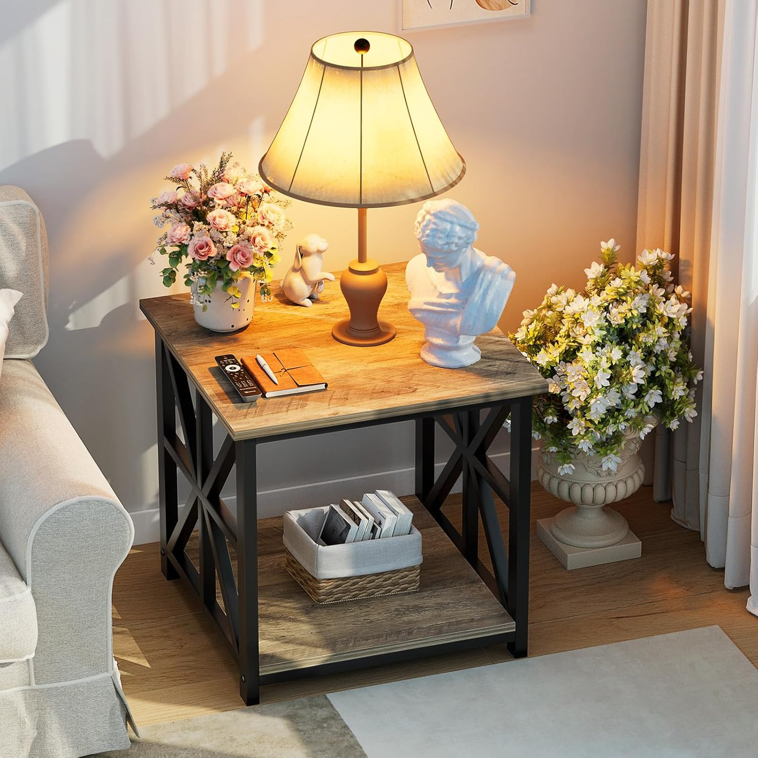 Stylish  Living Room Furniture Set: Coffee Table & TV Stand