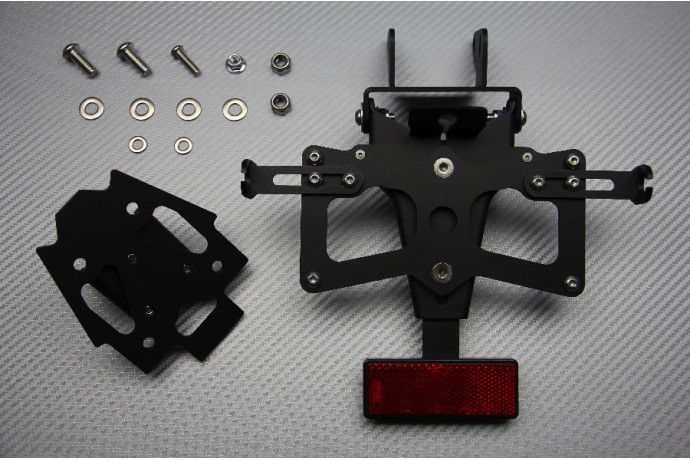 Support de plaque aluminium CNC avec catadioptre pour Suzuki GSX-S 1000F
