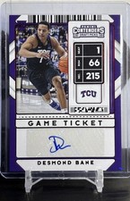 2020-21 Panini Contenders Draft Picks Autographs Desmond Bane #127 Red (AU, RC)