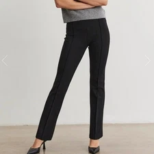 $168 NWT Black Velvet by Graham & Spencer “Albee” Ponte Bootcut Pants Sz Small