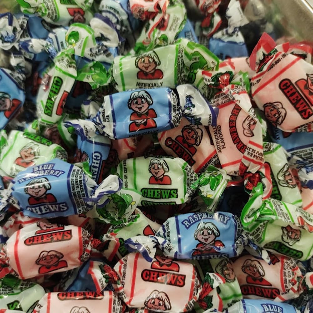 Sour Fruit Chews Assorted Flavors, 2 Pounds Bulk