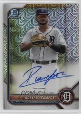 2022 Bowman Mega Box Chrome Mojo Auto Roberto Campos #BMA-RC Auto 0wq