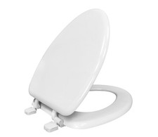 Mainstays Elongated Toilet Seat in White New Updates