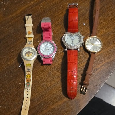 Style&co Geneva Accutime Quartz Watch Lot of 4 incl. Star Wars SWT9000TG