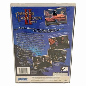 Panzer Dragoon II Zwei (Sega Saturn, 1996) CIB Complete w/ Man + Reg Card Tested