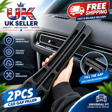 2x Car Seat Gap Filler Side Seam Plug Strip Leak-proof Fill Strip Anti-Drop UK