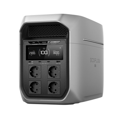 ECOFLOW Delta 3 Max Plus Portable Power Station 2048Wh, 3000w  (0% MwSt. gem....