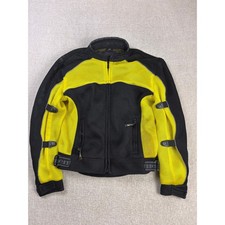 Xelement Advanced Motorcycle Gear Mesh Jacket Men Medium Black Yellow Protective