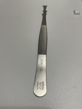 Regine Switzerland Slant Tweezer  35A -SA / in Switzerland /Straight Flat Point