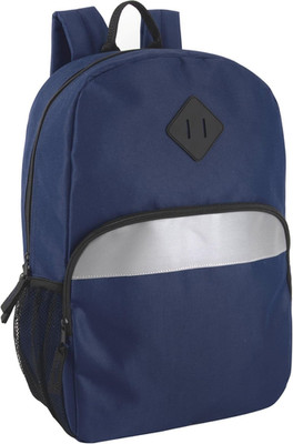 17'' Backpack   Reflective School Backpack with Padded Straps, Water Bottle Pocke
