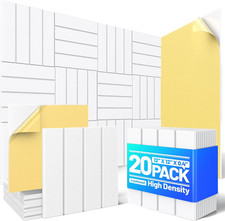 Sound Proof Foam Panels 20 Pack Acoustic Wall Panels Self-Adhesive 12x12 Inch