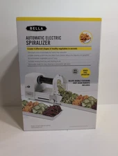 BELLA 4-in-1 Automatic Electric Spiralizer & Slicer For Fruit, Veggies & More