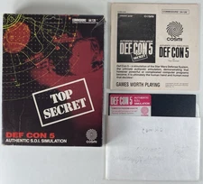 Def Con 5 Authentic SDI Simulation by Cosmi Commodore 64/128 Disk 1987 UNTESTED