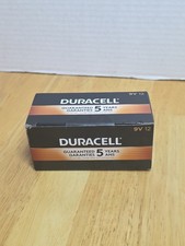 Duracell Coppertop 9V Alkaline Batteries 12-Pack Black/Copper D2