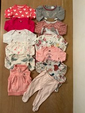 Carter's, Old Navy, Others Infant Girls Clothing Lot of 12 Size 0-3,  3 Months