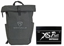 XS Power A3400 12V AGM Retro Series Battery, Max 3300Amps Backpack