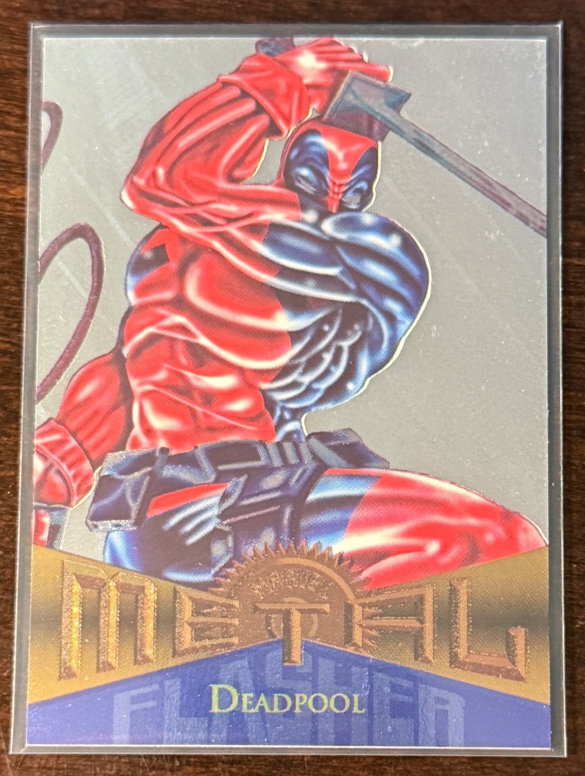 MARVEL METAL SILVER FLASHER 1995 FLEER
