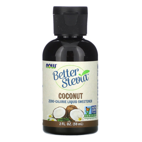 Better Stevia, Zero-Calorie Liquid Sweetener, Coconut, 2 fl oz (59 ml)