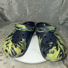 Crocs ClogTie Dye Casual Beach Slip On Marbled Limeade/Green Multi Size Kids 6