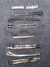 Vintage Rhinestone Hair Clips and 6 More Old Classic Clips Hair Accessories