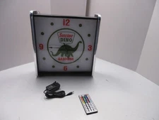 Sinclair Gasoline LED light up Advertising wall clock Brand New