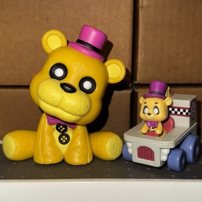 Fredbear Five Nights at Freddy's Funko Vinyl Figure & Racer Lot