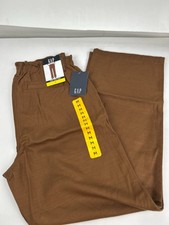 GAP Easy Twill Pants Adult Size Medium Brown New with Tags