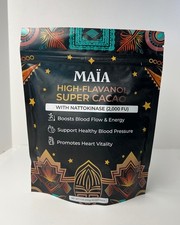 3 Units MAIA HIGH-FLAVANOL SUPER CACAO 7 Oz - 30 Servings - Sealed