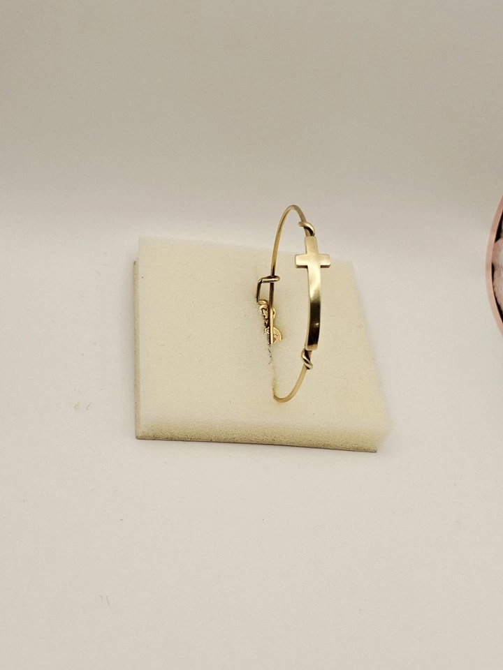 ALEX & ANI духовной защиты крест ✝️ надежном браслет толщиной стиль золото 🎁 - Изображение 4 из 4