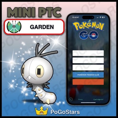 Pokémon PTC Go - Shiny Scatterbug Garden - 80K Stardust Read Description 