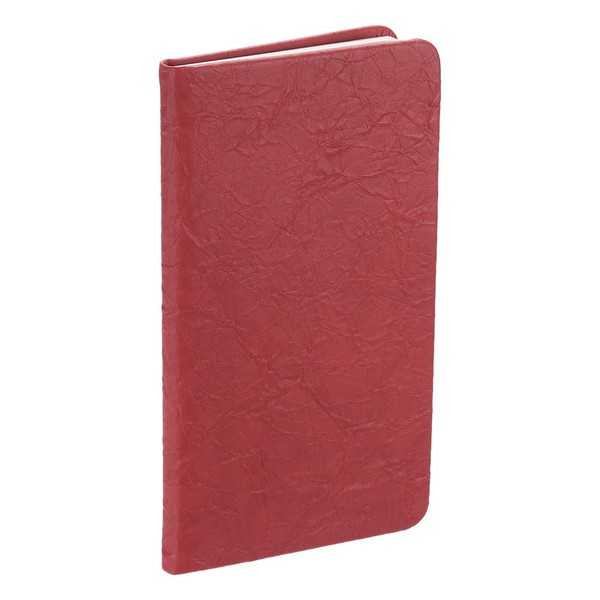 Softcover-Notizbuch 18X10Cm A6.80 Blatt Kunstleder Rot-image