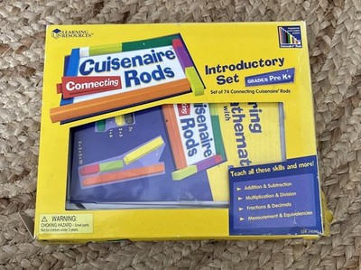 Learning Resources verbindende Cuisenaire-Stäbe - ineinandergreifendes Mathematik-Spielzeug aus Kunststoff