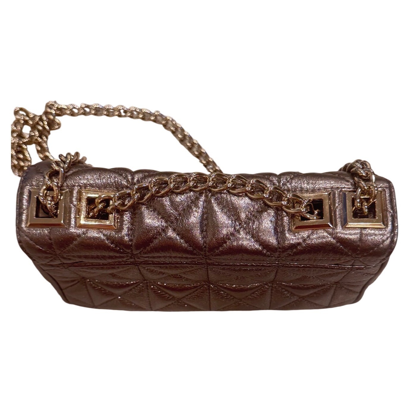 Kate Spade Sedgewick Place Fairlee MercuryMetallic Quilt Leather Convertible Bag thumbnail 10