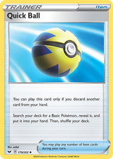 Quick Ball 179/202 Uncommon Sword & Shield | READ DESCRIPTION