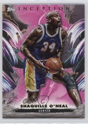 2024-25 Topps Inception Pink 47/99 Shaquille O'Neal #89 HOF 04br