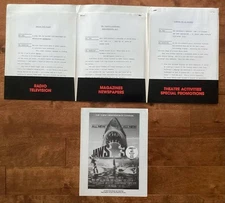 JAWS 3D ORIGINAL VINTAGE UNIVERSAL HORROR PICTURES PRESSKIT