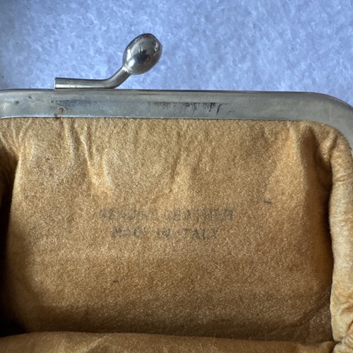 Lot of 4 Vintage Coin Purse  Cig Case. KISS Lock Clasps Leather Plaid, $15.3 - Photo 3