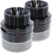 Power Acoustik PA-NX-5 1" 4-Ohm Wired Horn Super Tweeter - Black - 1 Pair